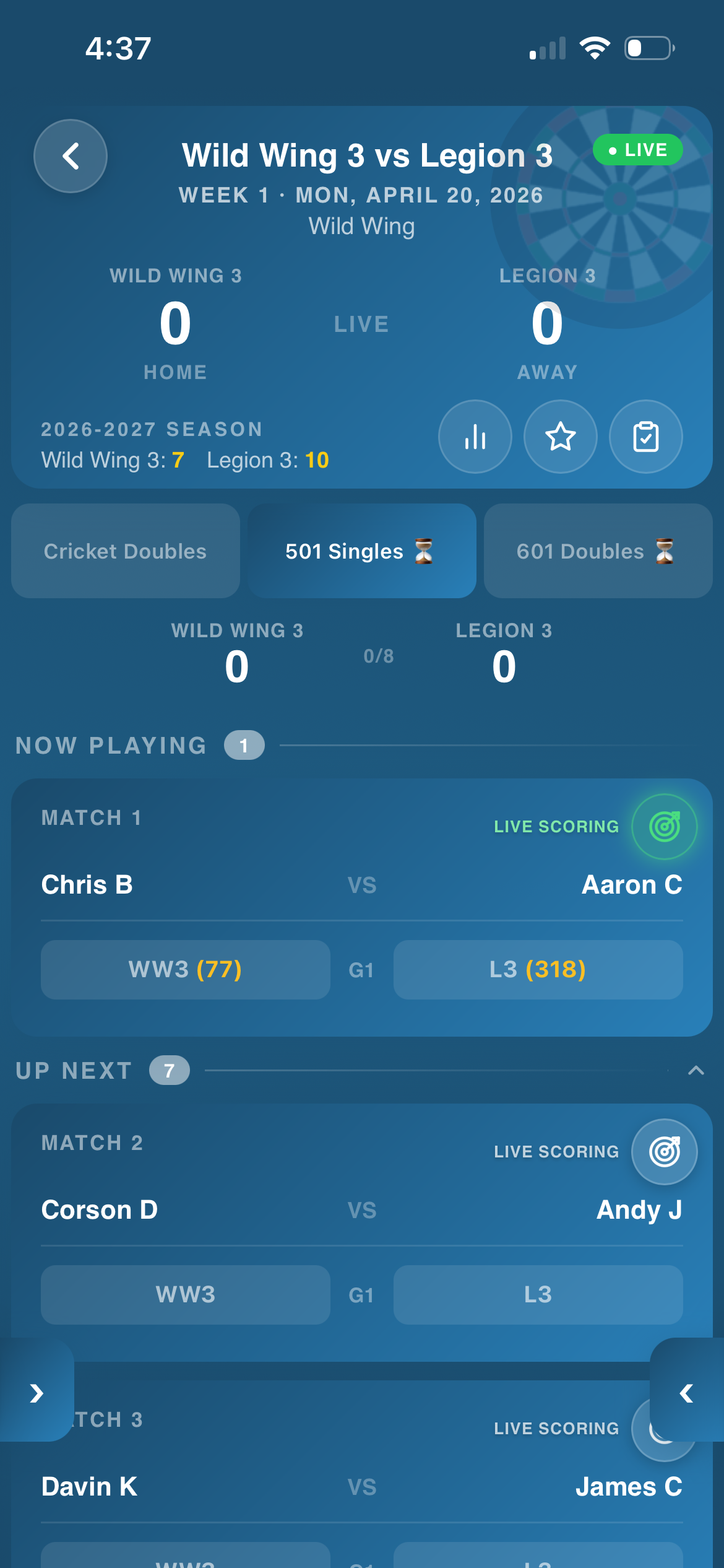 Live Updates